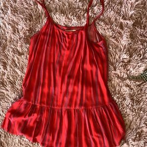 Red striped tank from Maurices
